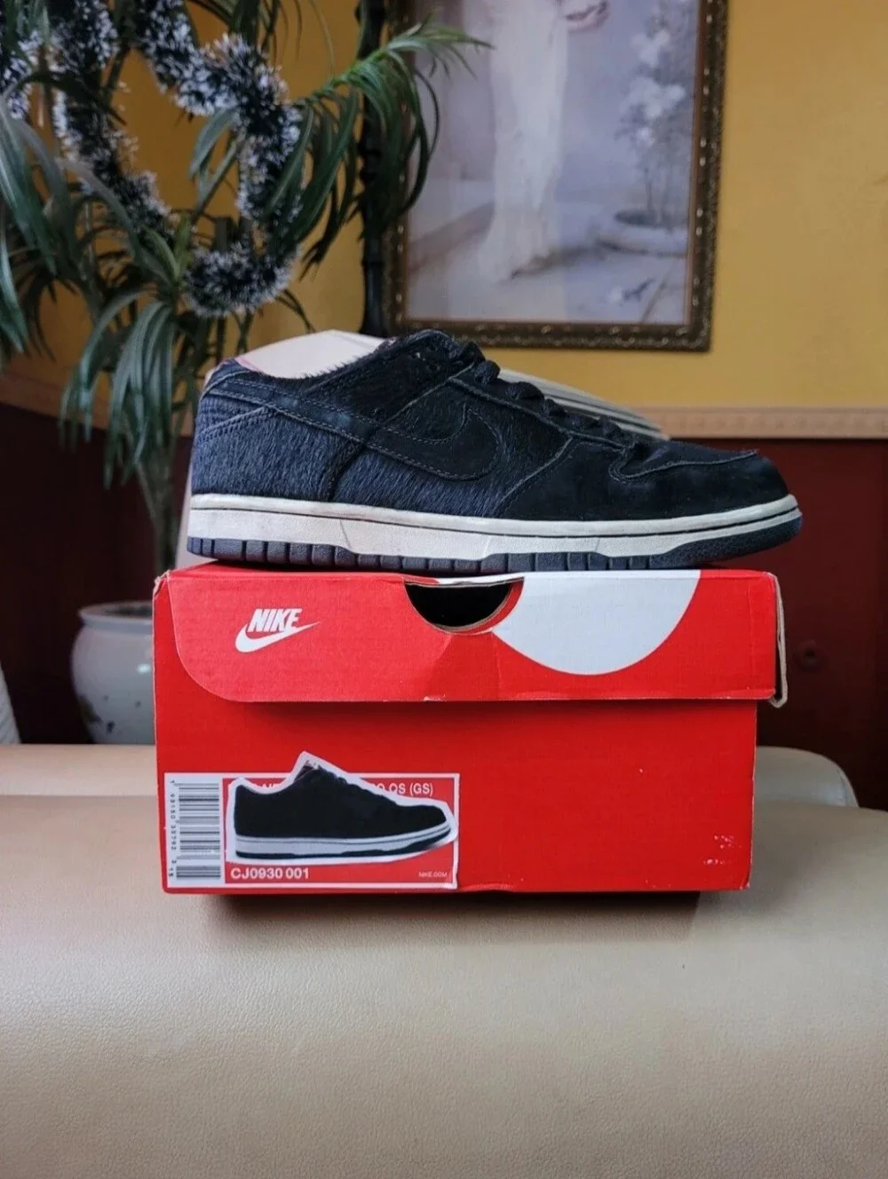 Nike Dunk Low 2007 Horse Pack Womens Size 6 Black Shoes
